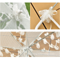 Mão artesanal feito tecido de renda guarda-chuva de guarda-chuva de casamento branco guarda-chuva de noiva branco